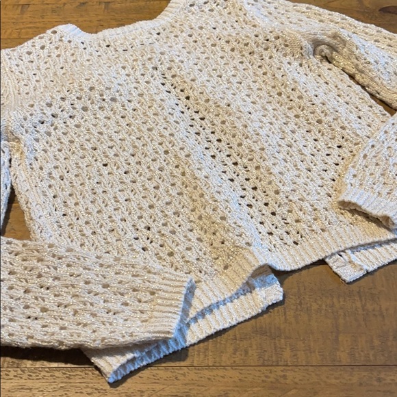 Crazy 8 cream and gold cardigan size 5-6 - Picture 6 of 8